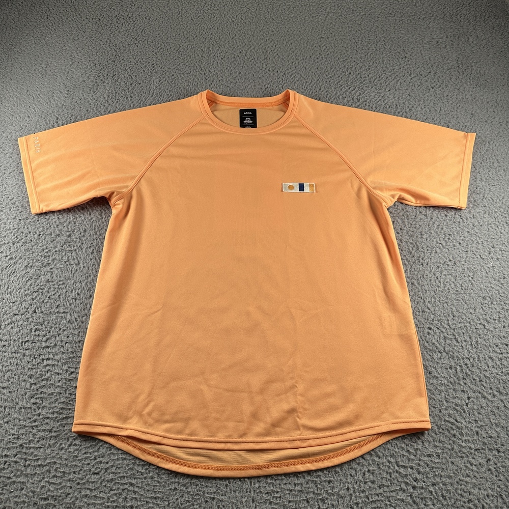 Ballaholic Shirt Mens M Orange Tokyo Paris Logo Back Print Basketball Tee